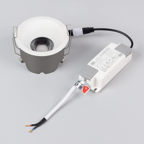 Светильник MS-HARBOR-R82-10W Warm2700 (WH, 50 deg, 230V) (Arlight, IP20 Металл, 5 лет)