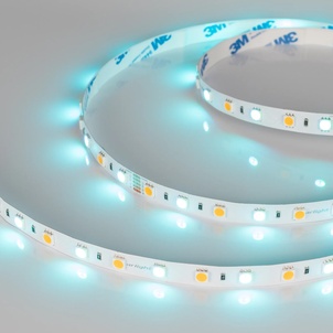 Лента светодиодная RT-B60-10mm 24V RGBW-Warm (14.4 W/m, IP20, 5060, 5m) (Arlight, Открытый)