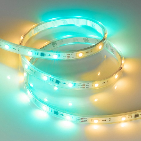 Лента светодиодная герметичная SPI-P-B30-12mm 12V RGB-PX3 (7.2W/m, IP66, 5060, 5m) (Arlight, бегущий огонь)