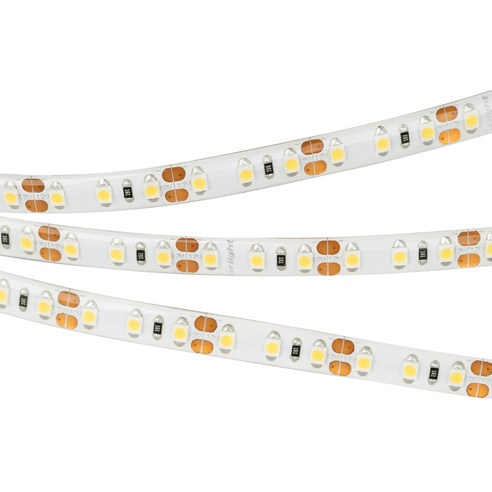 Лента светодиодная RTW 2-5000SE 12V Day 2x (3528, 600 LED, LUX) (Arlight, 9.6 Вт/м, IP65)