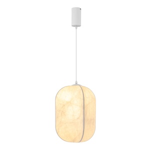 Светильник SP-SETA-HANG-L410х300-7W Warm2700 (WH, 320 deg, 230V) (Arlight, IP20, Натуральный шелк, 3 года)