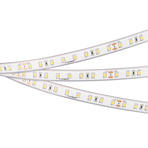 Лента светодиодная герметичная RTW-PS-A80-12mm 24V Warm3000 (4.8 W/m, IP67, TWP100, 5m) (Arlight, -)