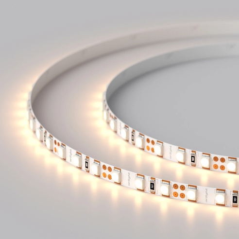 Лента светодиодная RT-A120-5mm 12V Warm2700 (9.6 W/m, IP20, 2835, 5m) (Arlight, -)