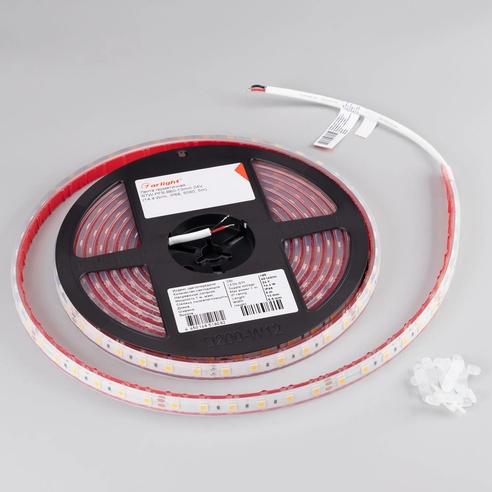 Лента светодиодная герметичная RTW-PFS-B60-13mm 24V Day5000 (14.4 W/m, IP68, 5060, 5m) (Arlight, 14.4 Вт/м, IP68)
