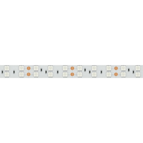 Лента светодиодная RT 2-5000 24V Green 2x2 (5060, 600 LED, LUX) (Arlight, 28.8 Вт/м, IP20)