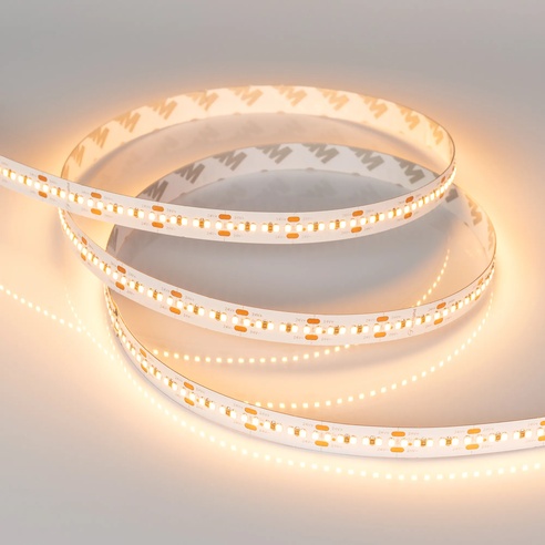 Лента светодиодная MICROLED-M300-10mm 24V Warm3000 (21.6 W/m, IP20, 2216, 5m) (Arlight, Открытый)