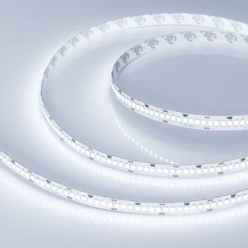 Лента светодиодная RT 2-5000 24V Cool 8K 10mm (2835, 252 LED/m, LUX) (Arlight, 10 Вт/м, IP20)