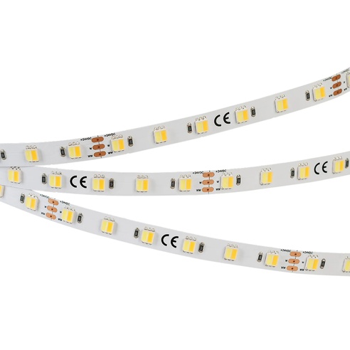 Лента светодиодная RT-B60-10mm 24V White-MIX 2Ch (14.4 W/m, IP20, 5060, 5m) (Arlight, Изменяемая ЦТ)
