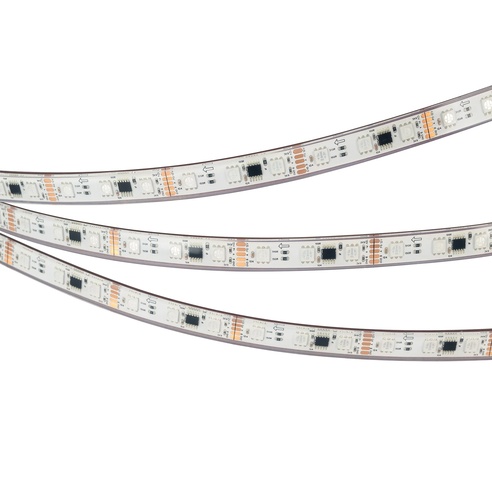Лента светодиодная герметичная DMX-PS-B60-12mm 12V RGB-PX3 (14 W/m, IP67, 5060, 5m) (Arlight, -)