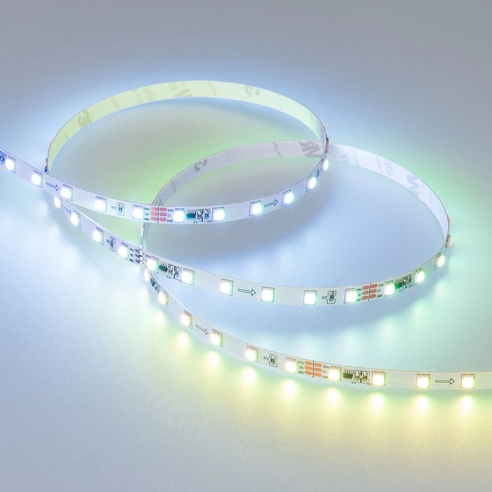 Лента светодиодная SPI-F72-7mm 24V RGB-PX6 (14.4 W/m, IP20, 3535, 5m) (Arlight, Открытый, IP20)