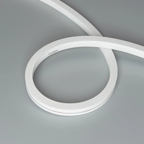 Лента светодиодная герметичная MOONLIGHT-SIDE-A140-12x17mm 24V Blue (8 W/m, IP67, 5m, wire x2) (Arlight, Вывод боковой, 3 года)