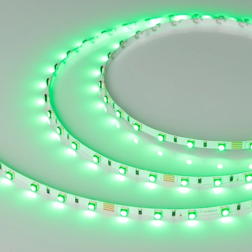 Лента светодиодная MINI-60-24V RGB 5mm (3535, 5m, LUX) (Arlight, 6 Вт/м, IP20)