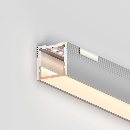 Профиль SL-SLIM20-H20-3000 WHITE (BY) (Arlight, Алюминий)
