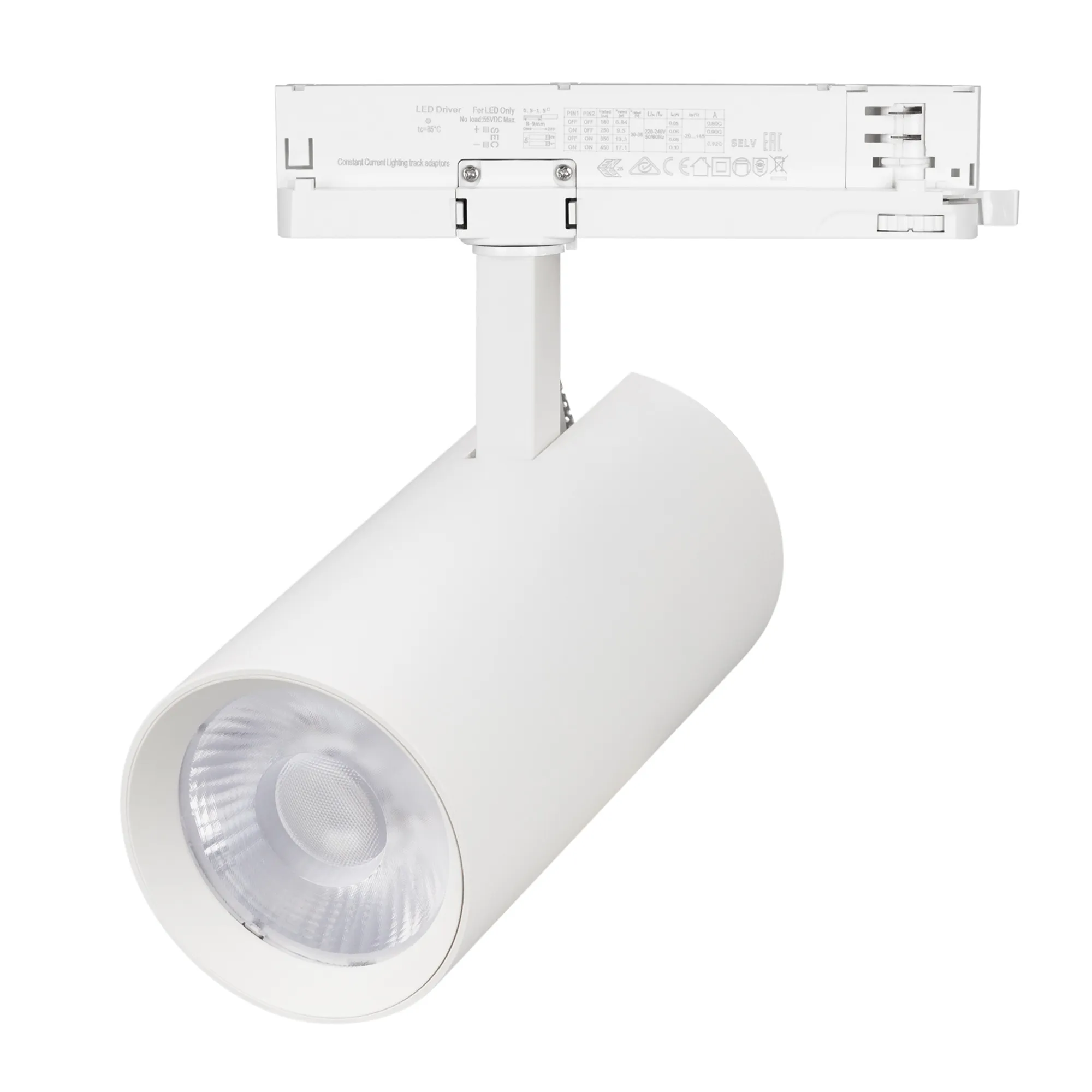 Светильник LGD-GERA-4TR-R90-30W Warm3000 (WH, 36 deg, 230V, DALI) (Arlight, IP20 Металл, 5 лет)