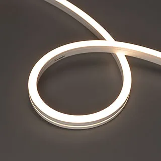 Лента герметичная MOONLIGHT-PRO-SIDE-X320-12x17mm 48V Warm3000 (10 W/m, IP67, 30m, wire x2) (Arlight, Вывод боковой, 7 лет)