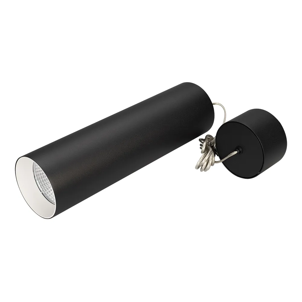 Светильник SP-POLO-HANG-LONG300-R85-15W Day4000 (BK-WH, 40 deg) (Arlight, IP20 Металл, 3 года)