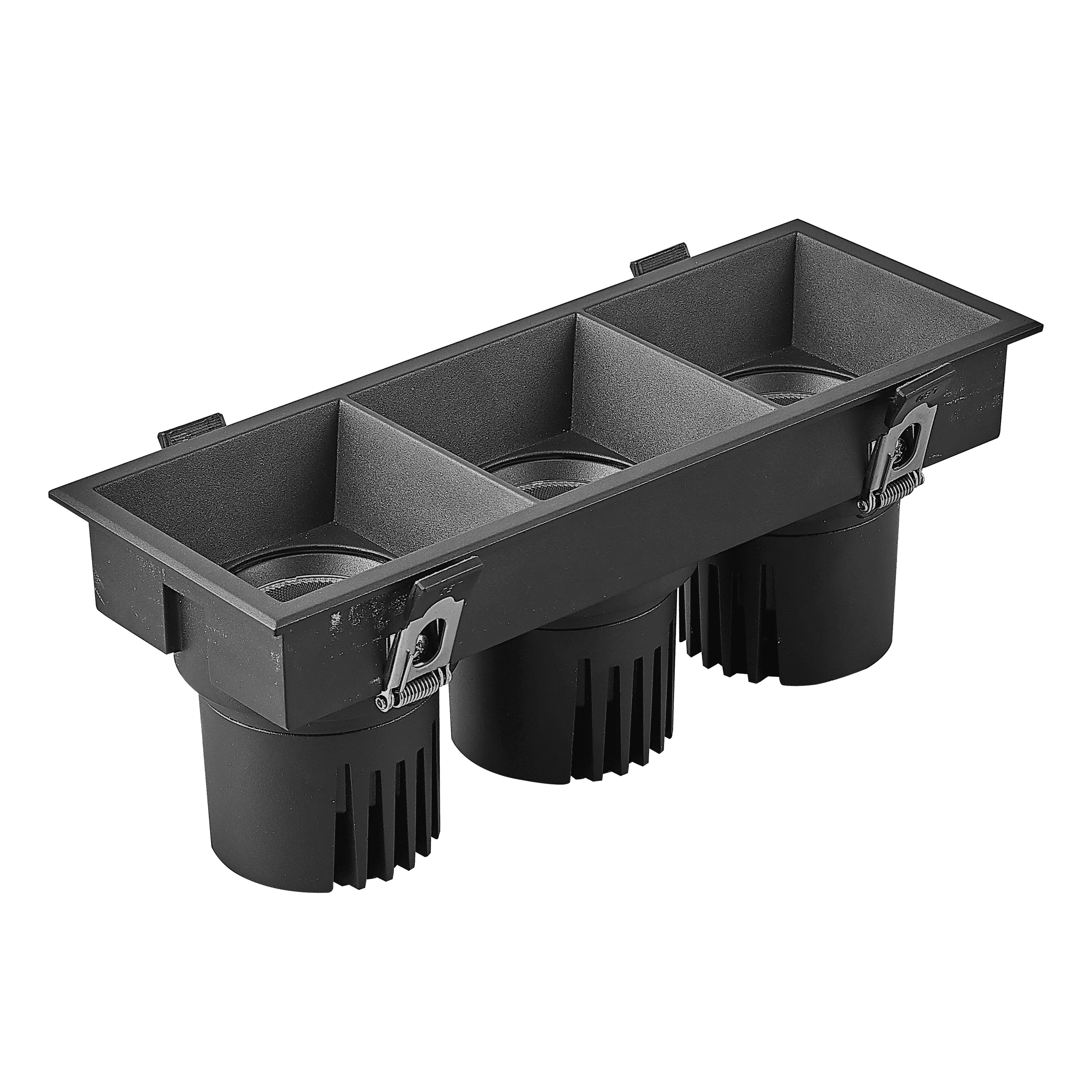 Светильник MS-FLOW-BUILT-S230x85-3x12W Warm3000 (BK, 15 deg, 230V) (Arlight, IP20 Металл, 5 лет)
