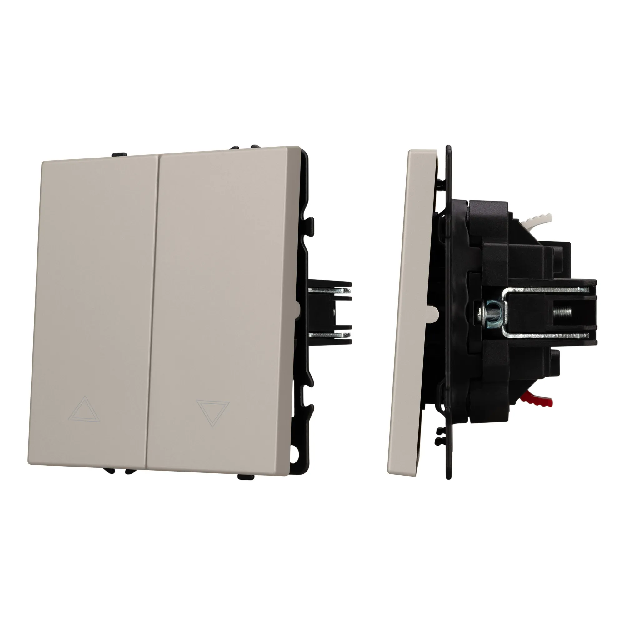 Механизм выключателя управления шторами SWT-NOBE-MKR2-SFPL-CA (230V, 10A) (Arlight, Кашемир) - изображение товара