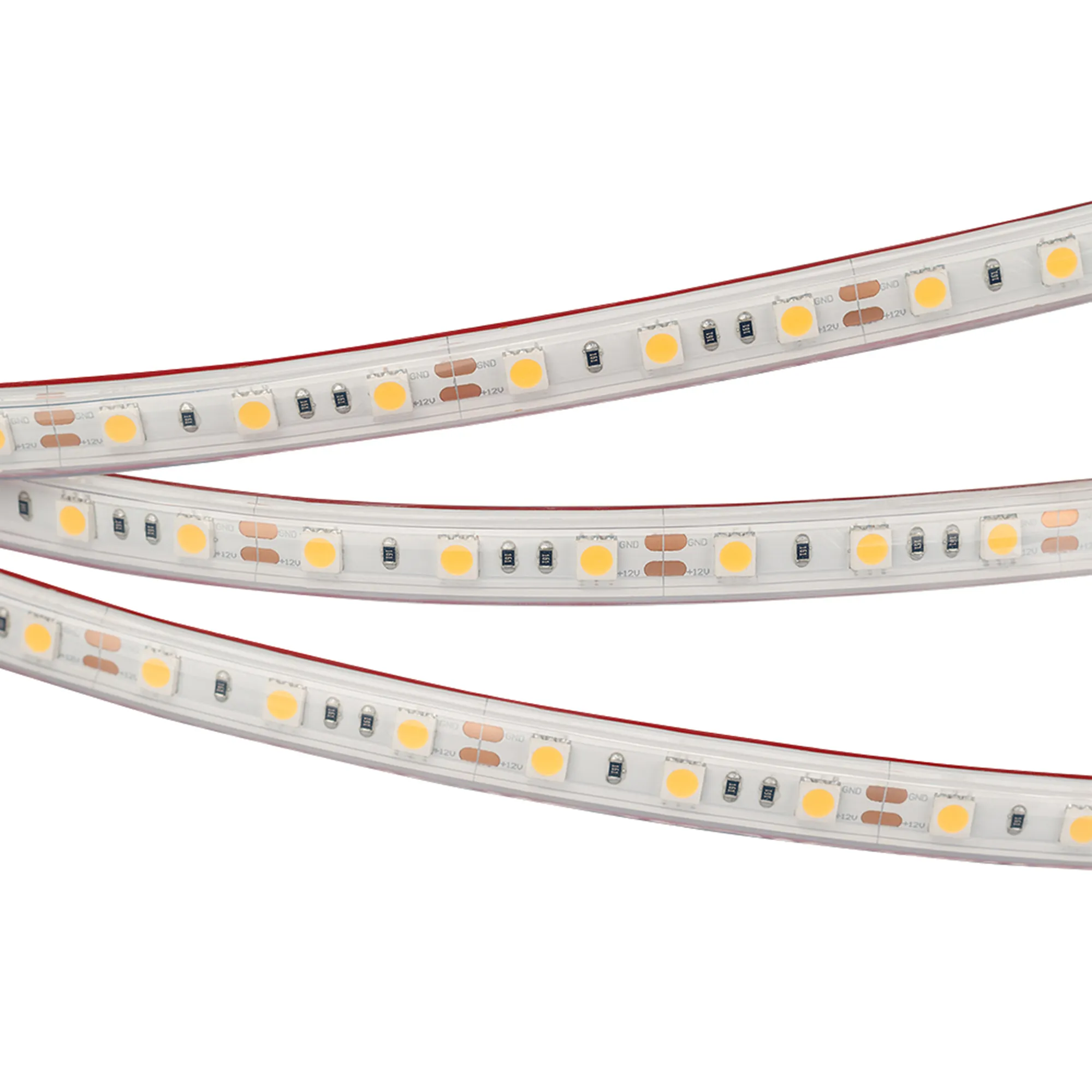 Лента RTW 2-5000PS 12V White6000 2x (5060, 300 LED, LUX) (Arlight, 14.4 Вт/м, IP67)