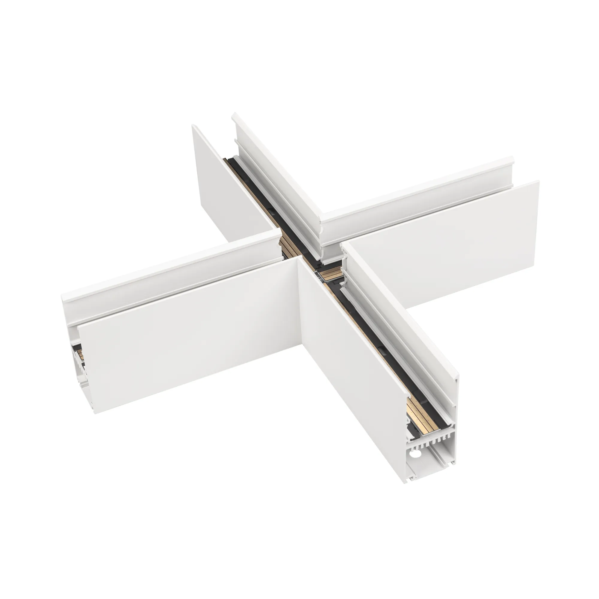 Коннектор крестовой MAG-CON-4592-X90 (WH) (Arlight, IP20 Металл, 3 года) - изображение товара