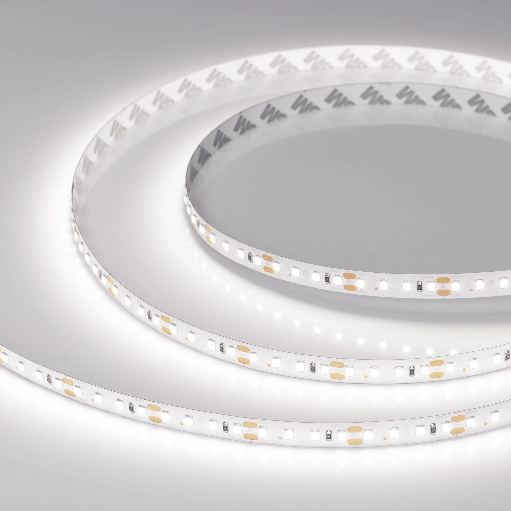 Лента светодиодная RT-A120-10mm 48V White6000 (9.6 W/m, IP20, 2835, 30m) (Arlight, Открытый) - изображение товара