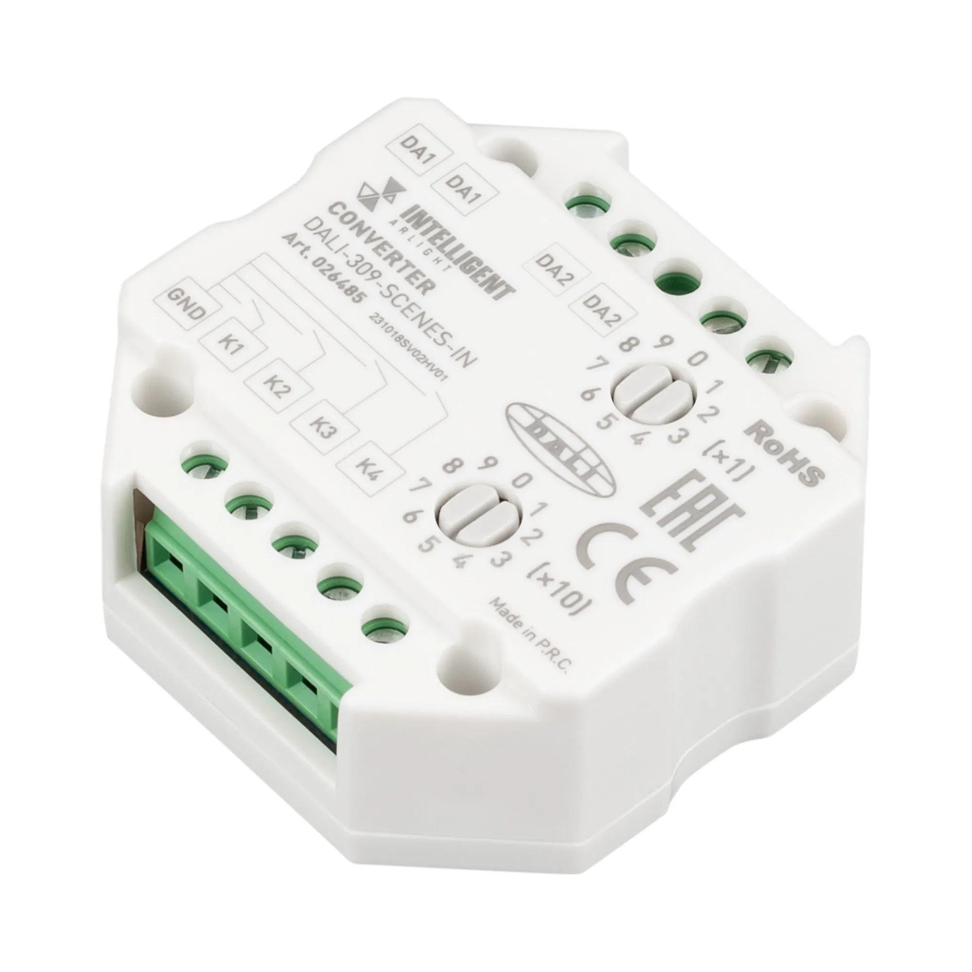 INTELLIGENT ARLIGHT Конвертер DALI-309-SCENES-IN (DALI bus) (Arlight, -) - изображение товара