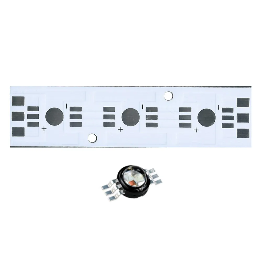 Плата 80x20-3Е-RGB Emitter (3x LED, 724-161) (Turlens, -)