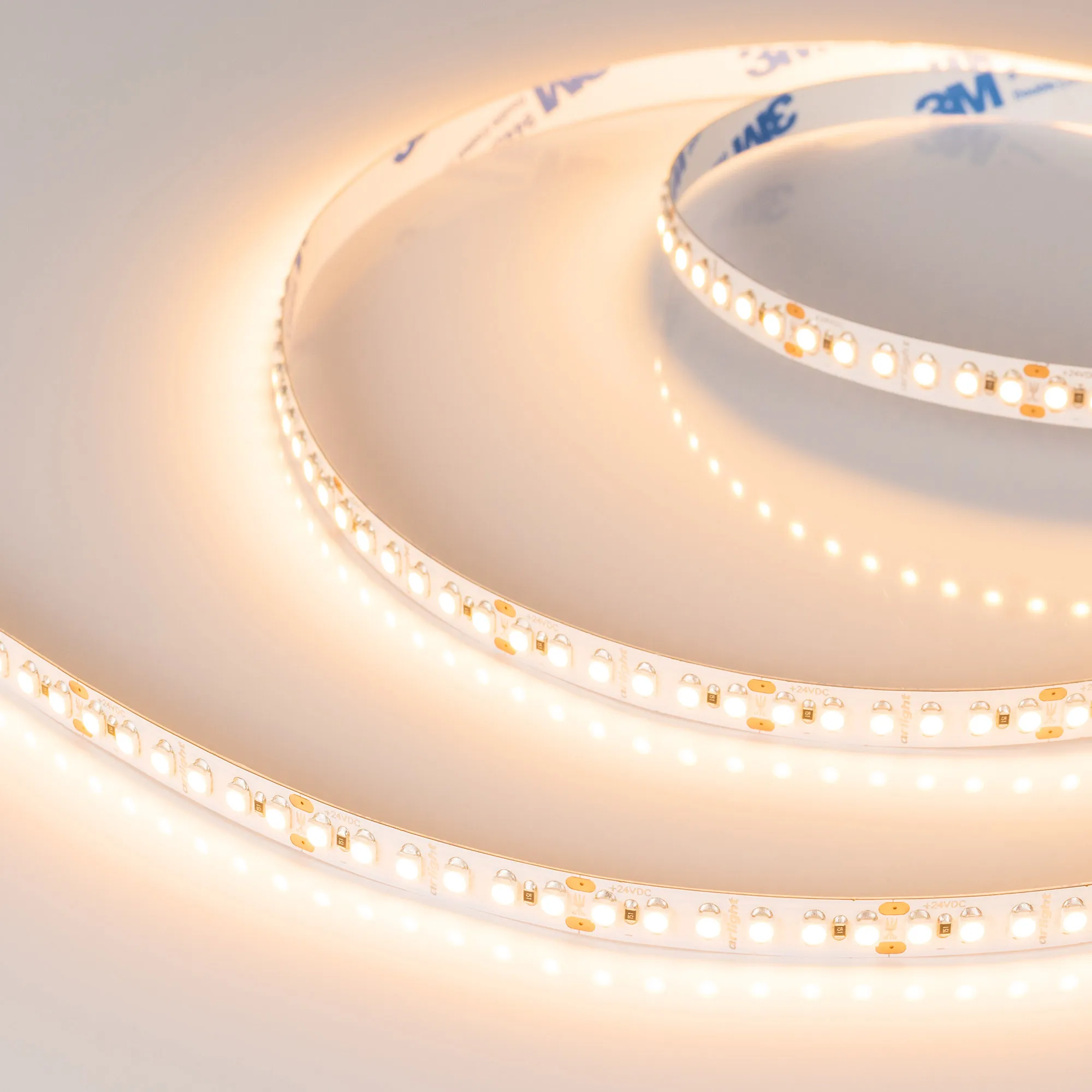 Лента UL-A180-8mm 24V Warm2700 (14.4 W/m, IP20, 5m) (Arlight, 7 лет) - изображение товара