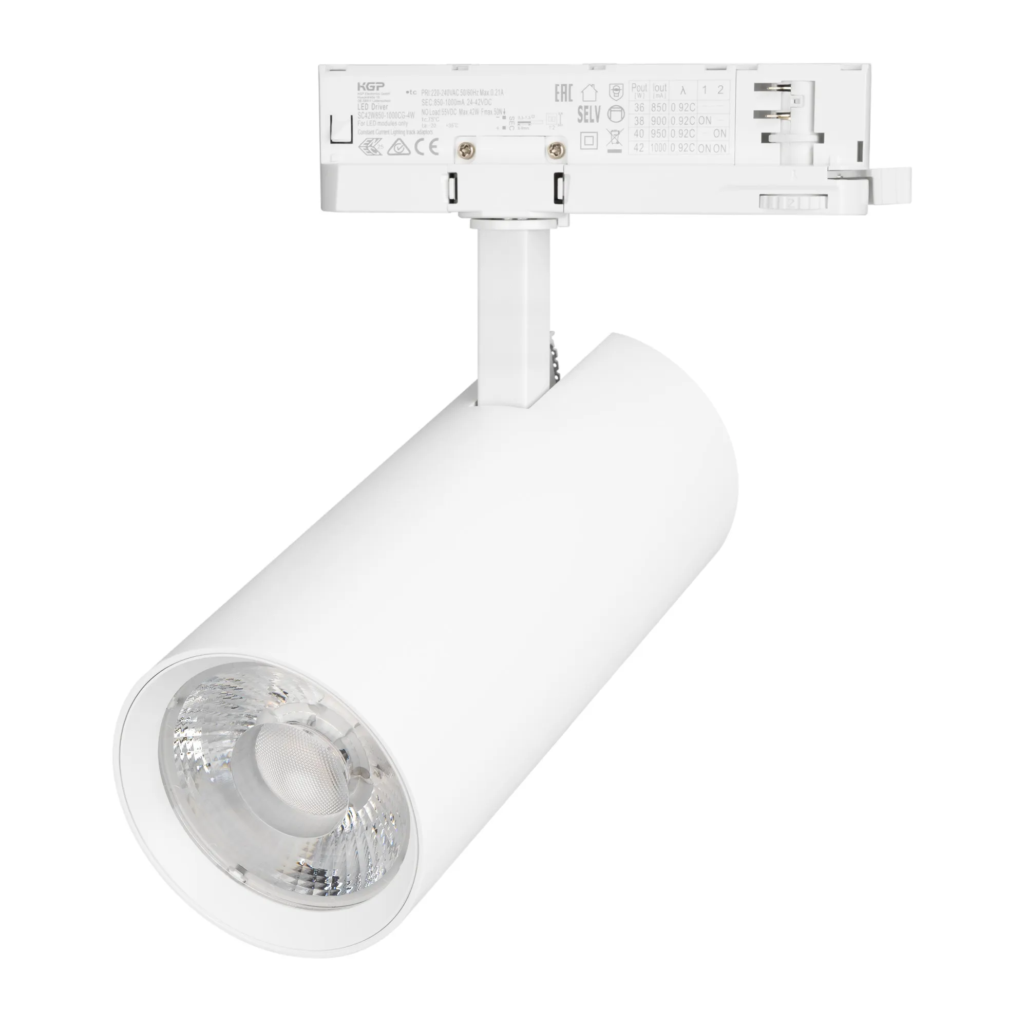 Светильник LGD-GERA-4TR-R90-40W Warm3000 (WH, 24 deg, 230V) (Arlight, IP20 Металл, 5 лет) - изображение товара