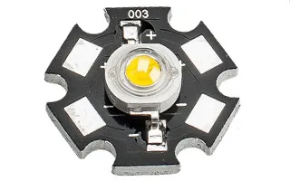 Мощный светодиод ES-STAR-1W Green (ANR, STAR type)