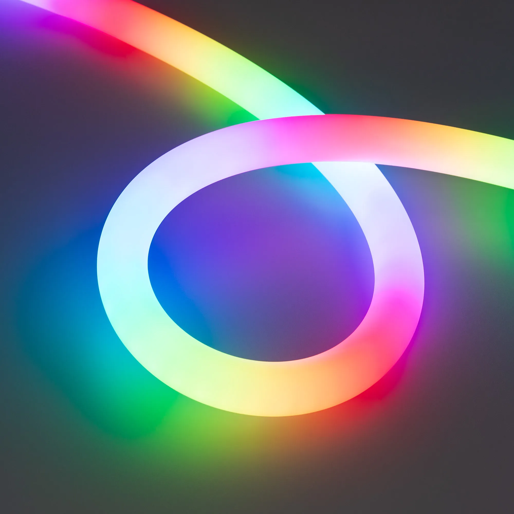 Лента светодиодная герметичная SPI-MOONLIGHT-TOP-F180-D25mm 12V RGB-PX2 360deg (20 W/m, IP65, 3535, 3m, wire x1) (Arlight, Вывод прямой, 3 года) - изображение товара