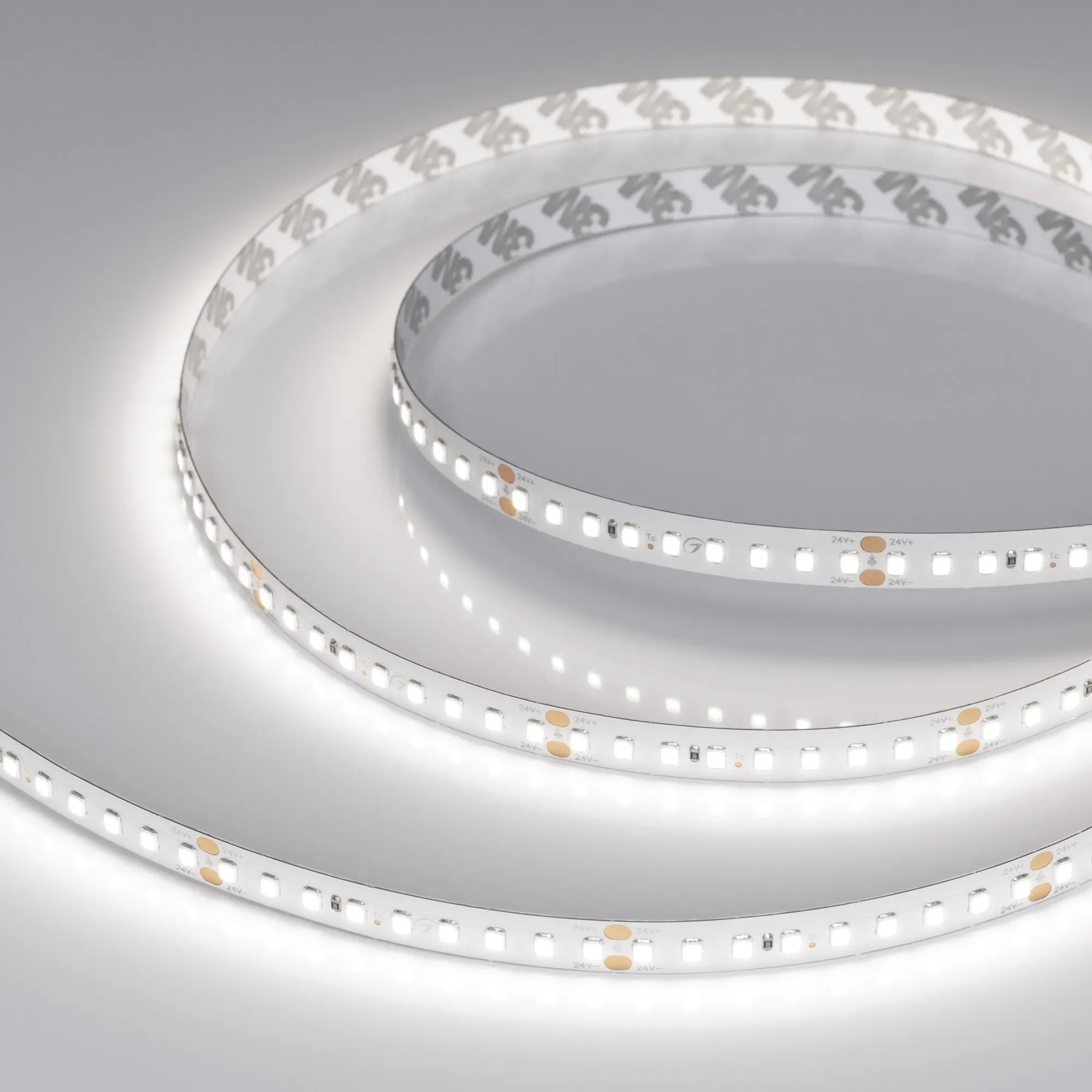 Лента светодиодная RT-A144-10mm 24V White6000 (7.7 W/m, IP20, 2835, 5m) (Arlight, высок.эфф.200 лм/Вт) - изображение товара