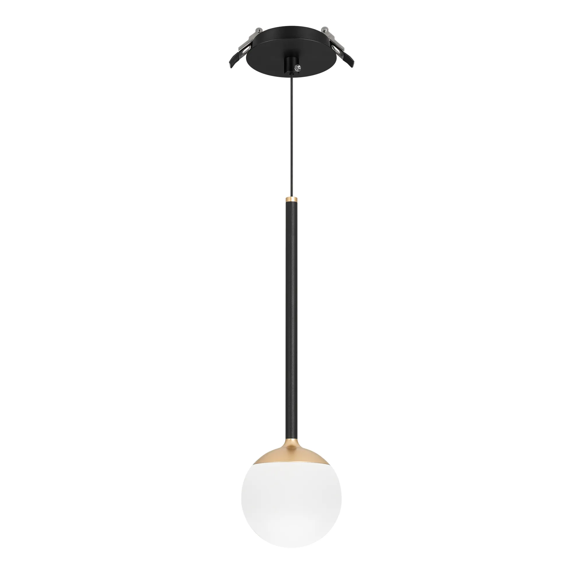 Светильник SP-BEADS-HANG-BUILT-T-R100-8W Warm3000 (BK-GD, 180 deg, 230V) (Arlight, IP20 Металл, 5 лет)