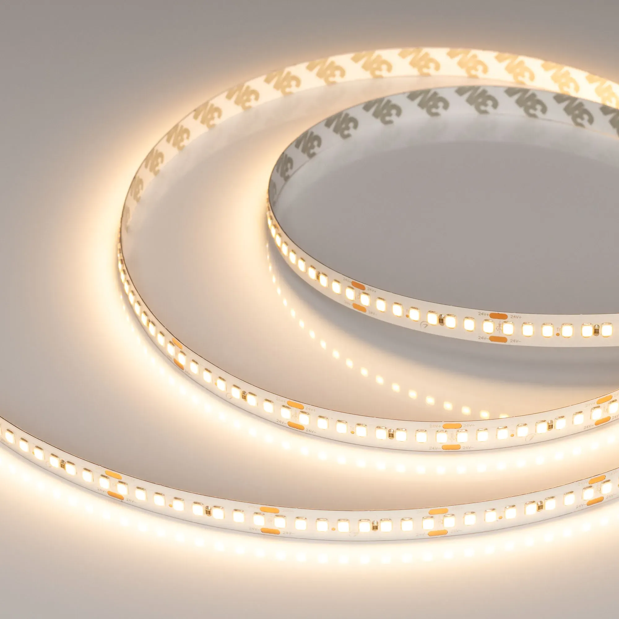 Лента RT-A192-10mm 24V Warm2700 (17.6 W/m, IP20, 5m) (Arlight, высок.эфф.150 лм/Вт) - изображение товара