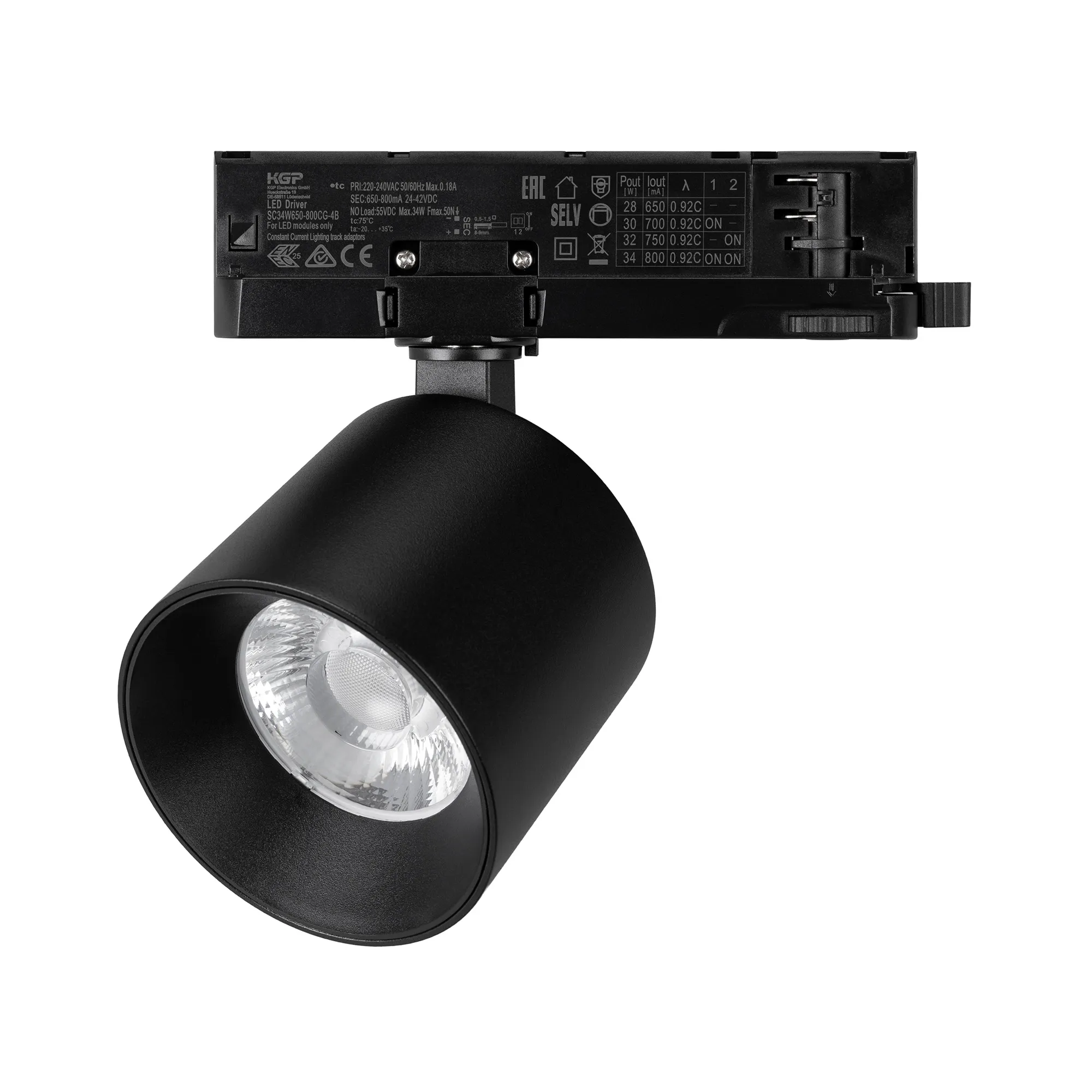 Светильник LGD-DYKE-4TR-R90-26W Day4000 (BK, 38 deg, 230V, TRIAC) (Arlight, IP20 Металл, 5 лет)