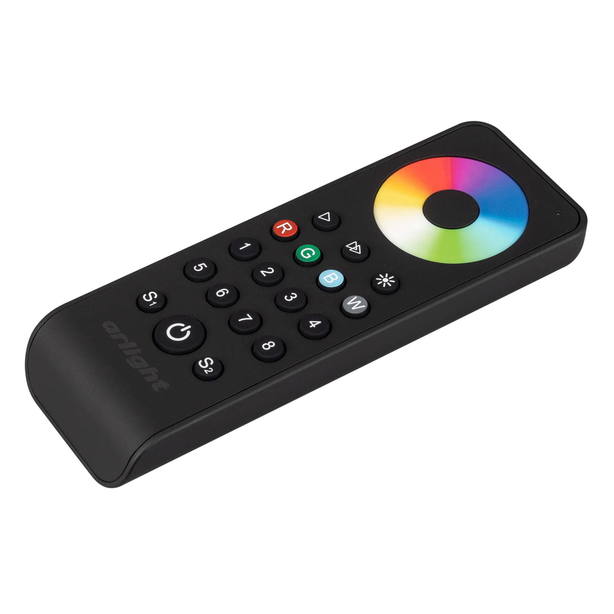 Пульт SMART-R43-RGBW Black (8 зон, 2.4G) (Arlight, IP20 Пластик, 5 лет) - изображение товара