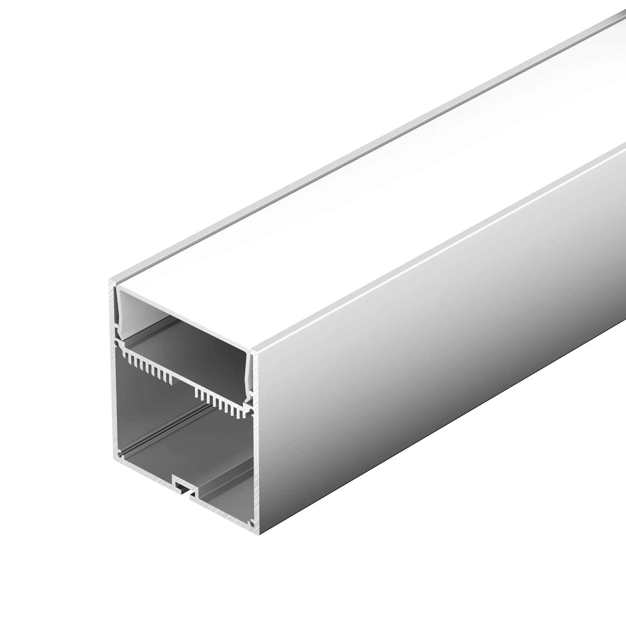 Профиль с экраном SL-LINE-7477-2500 ANOD+OPAL (Arlight, Алюминий) - изображение товара