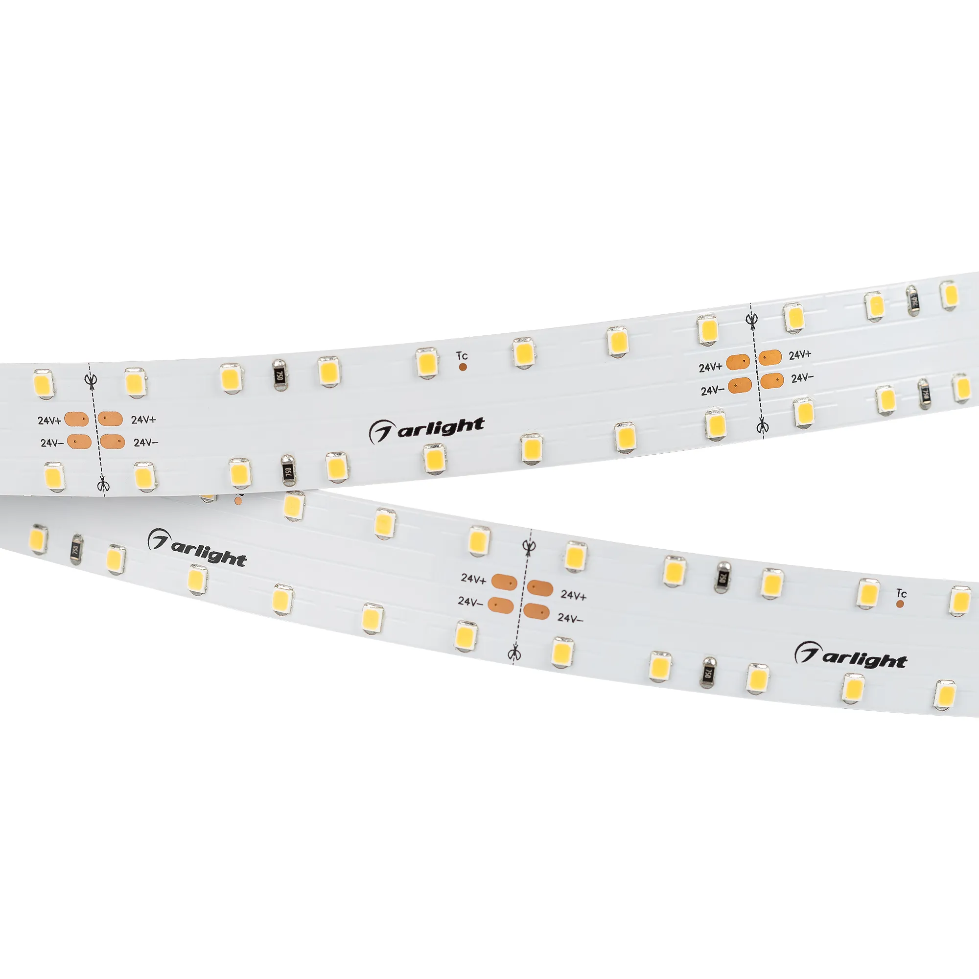 Лента светодиодная RT 2-4700 24V Day5000 20mm (2835, 140 LED/m, LUX) (Arlight, 21.6 Вт/м, IP20)