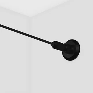 Лента-трос STINGRAY-R2-IC-A120 24V BLACK Warm3000 (9.6 W/m, IP20, 10m) (Arlight, Сталь+Алюминий)