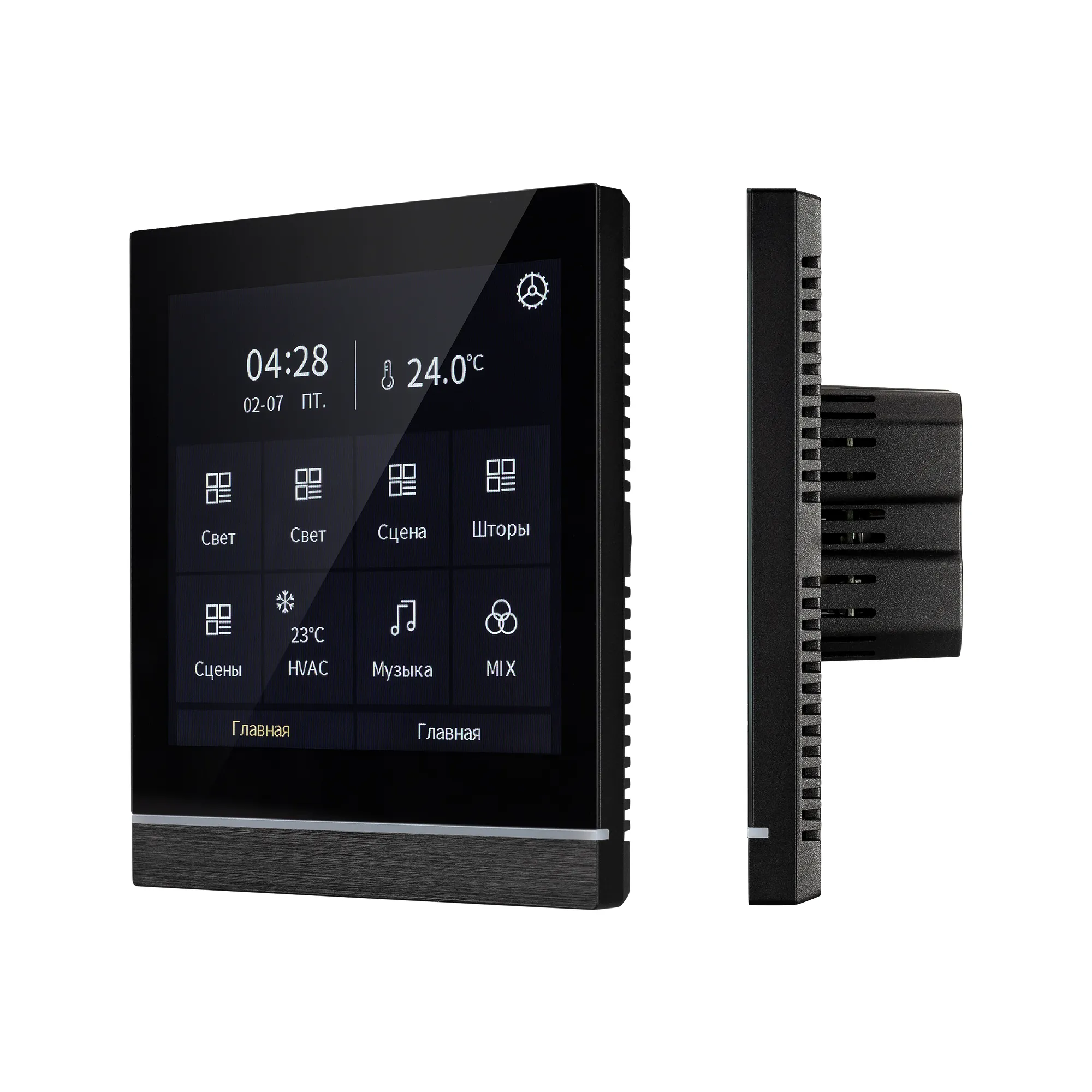 INTELLIGENT ARLIGHT Панель сенсорная KNX-113-40-MULTI-V4-IN (20-30V) (IARL, IP20 Пластик, 2 года) - изображение товара