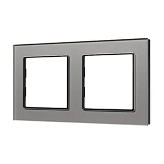 Рамка стеклянная FRM-GLARE-GS-2-GR (Arlight, -)